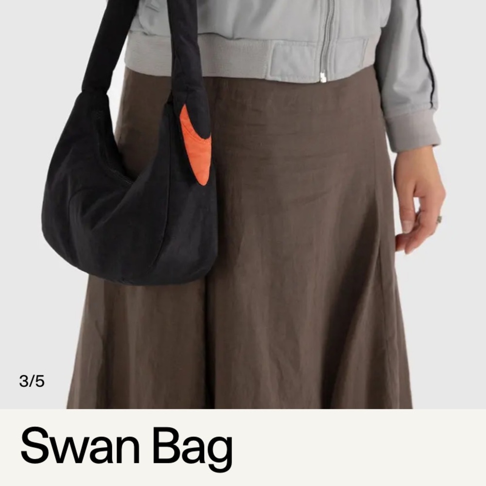 BAGGU Black black Swan mini bag - Picture 2 of 9